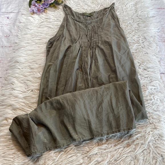 CP Shades Dresses & Skirts - CP SHADES Pleated Front Tank Dress sz S